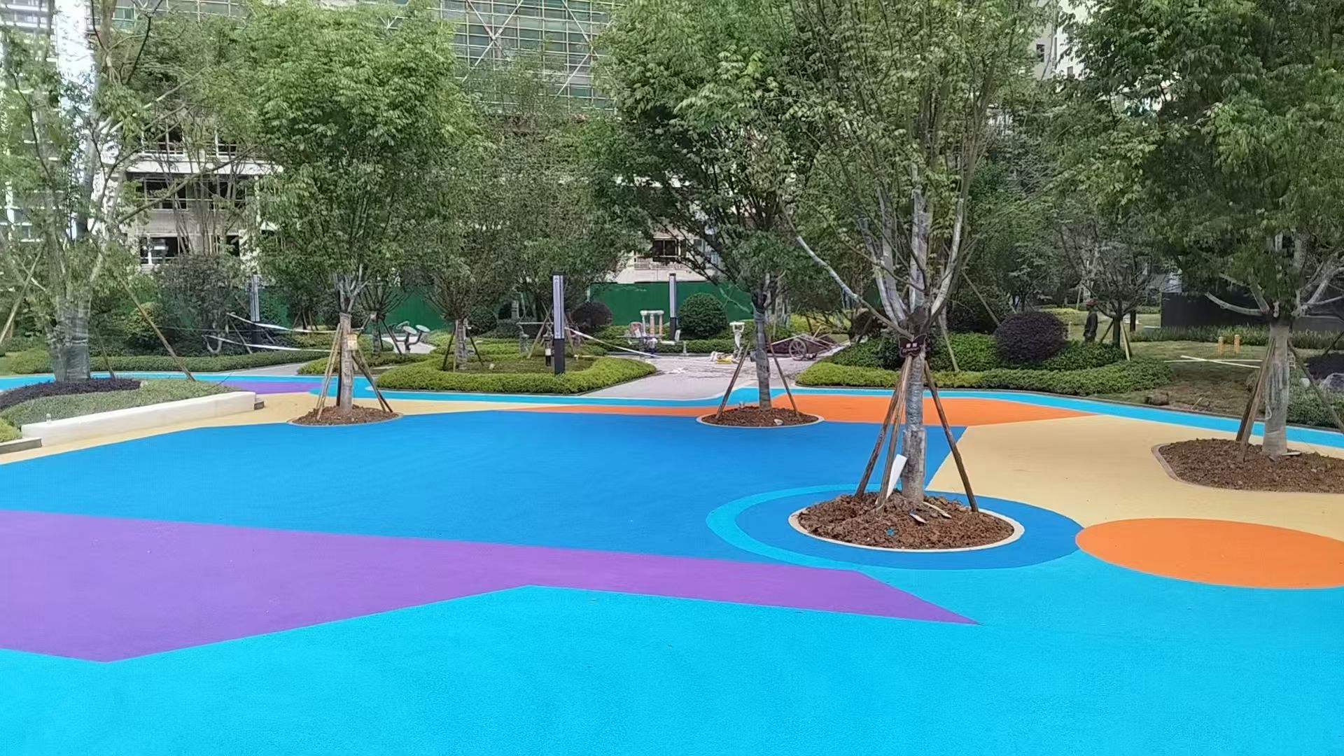 巴中市塑胶颗粒足球场人造草坪 - 方案